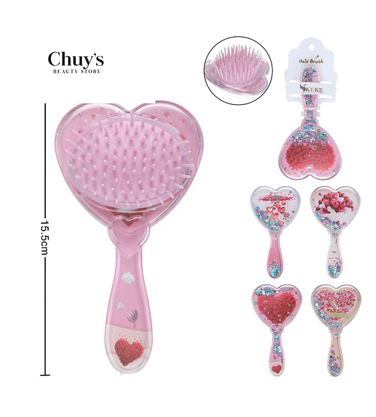 Cepillo Para Cabello Corazón