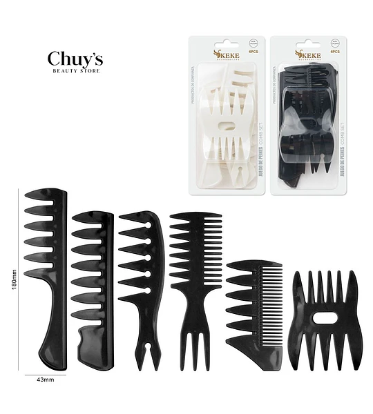 Juego de Peines para Cabello