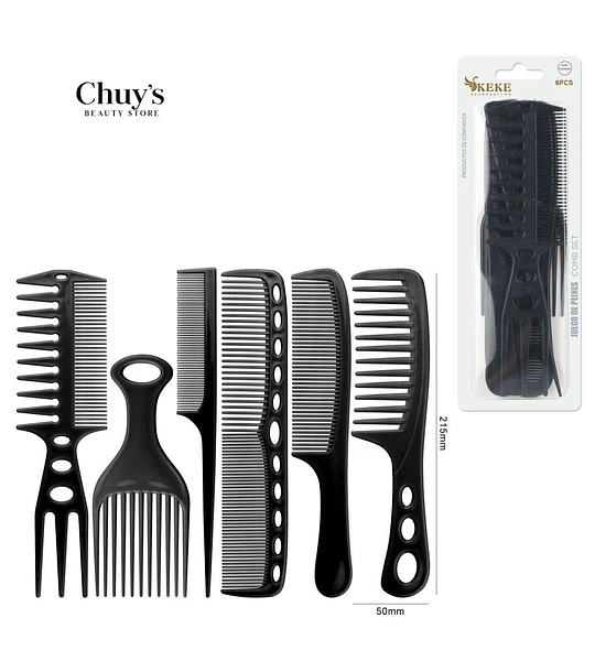 Set de Peines para Cabello