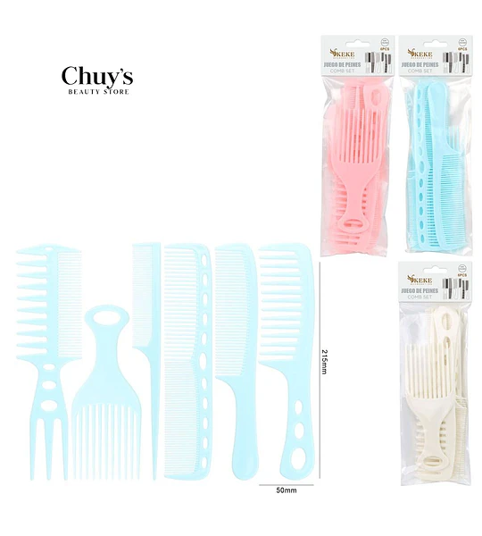 Juego De Peines Para Cabello