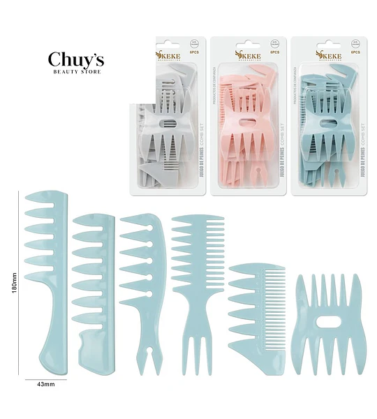 Set de Peines para Cabello