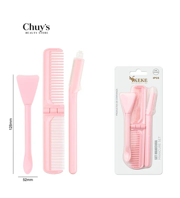 Set Manicura Rosa 3 Piezas - Chuys Beautys | Chuy's Beautys Store