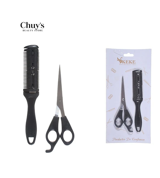 Set De Tijeras Y Peine Para Cabello