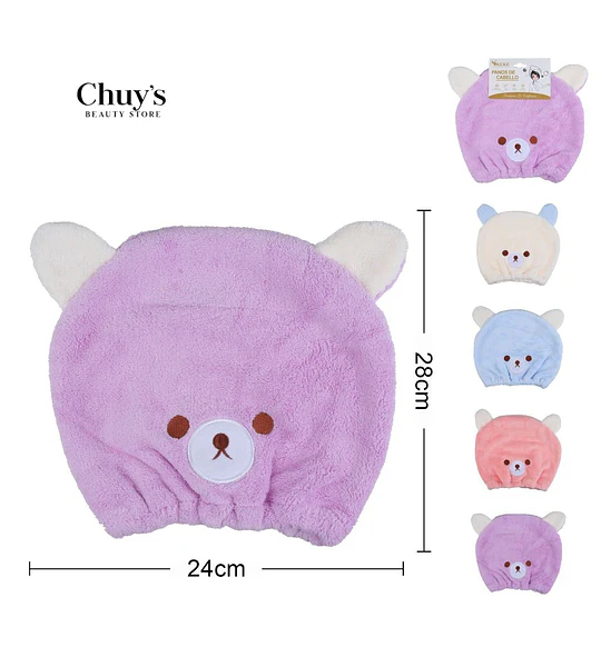 Gorro de Baño con Orejas de Oso
