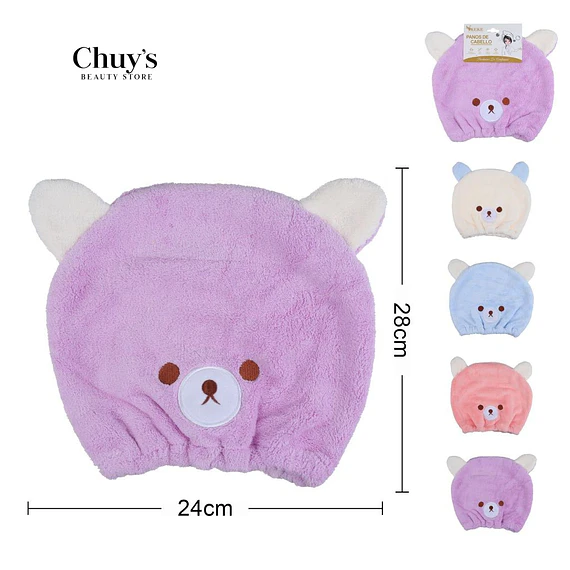 Gorro de Baño con Orejas de Oso