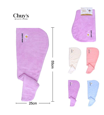 Toalla Turbante para Cabello - Chuys Beautys | Chuy's Beautys Store