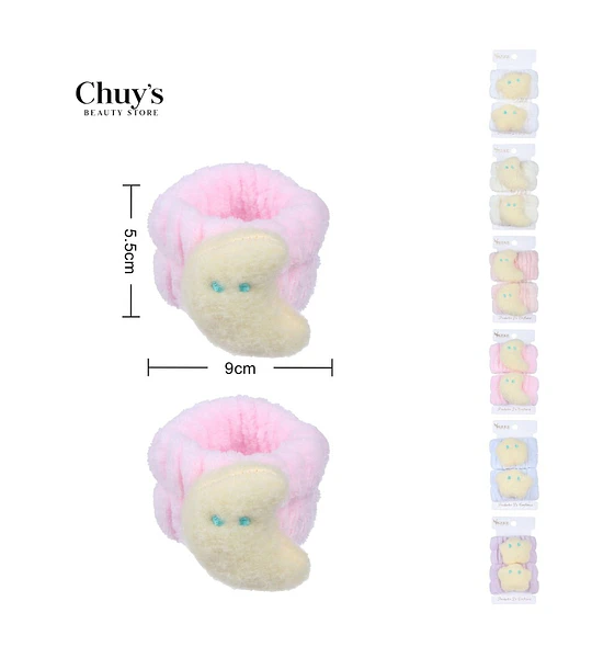 Scrunchie de Peluche con Estrella