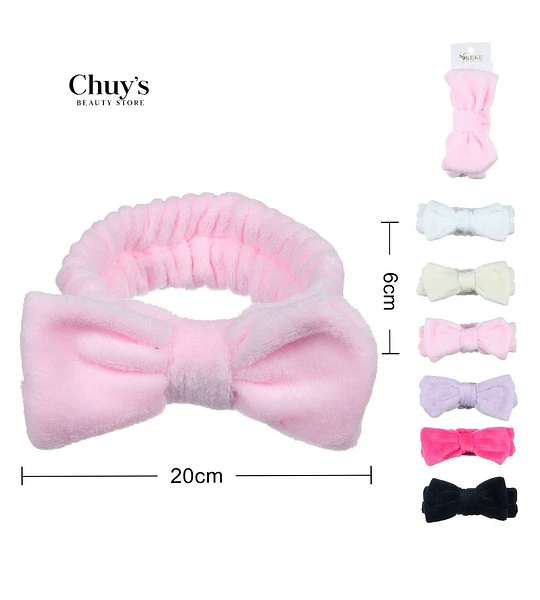 Diadema de Maquillaje con Lazo