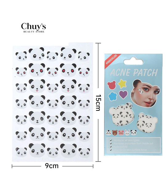 Parche Antiacné Panda