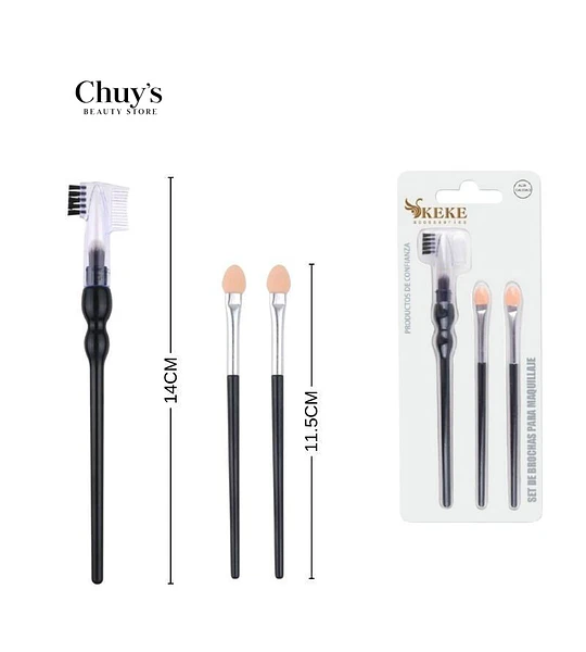 Set De Brochas Para Maquillaje