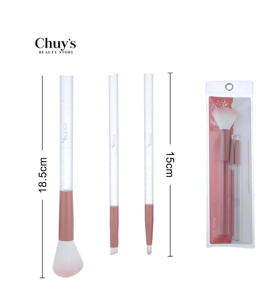Set De Brochas Para Maquillaje