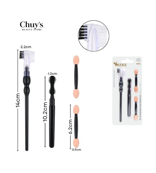 Set de Brochas para Maquillaje