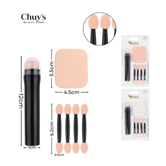 Set de Esponjas y Aplicadores de Maquillaje
