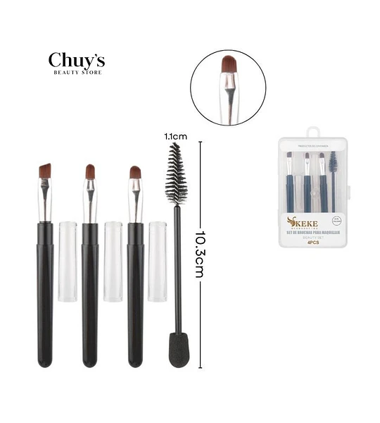 Set De Pinceles Para Maquillaje