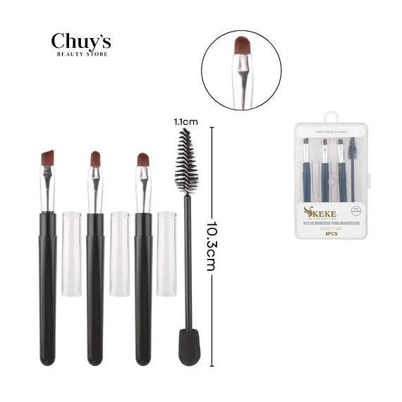 Set De Pinceles Para Maquillaje