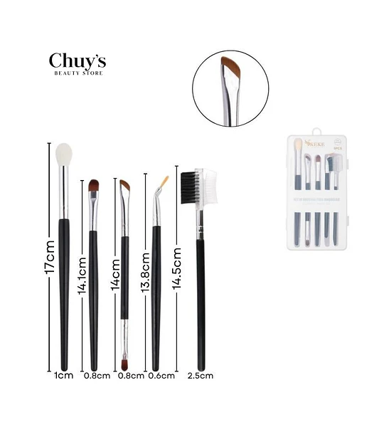 Set De Pinceles Para Maquillaje