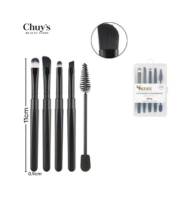 Set De Brochas Para Maquillaje 5 Piezas - Chuys Beautys | Chuy's Beautys Store