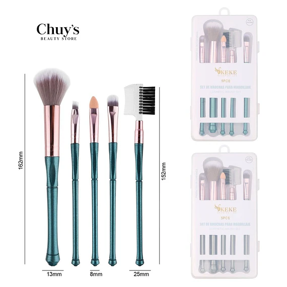 Set De Brochas Para Maquillaje
