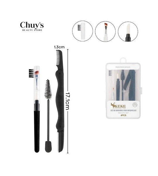 Set De Brochas Para Maquillaje