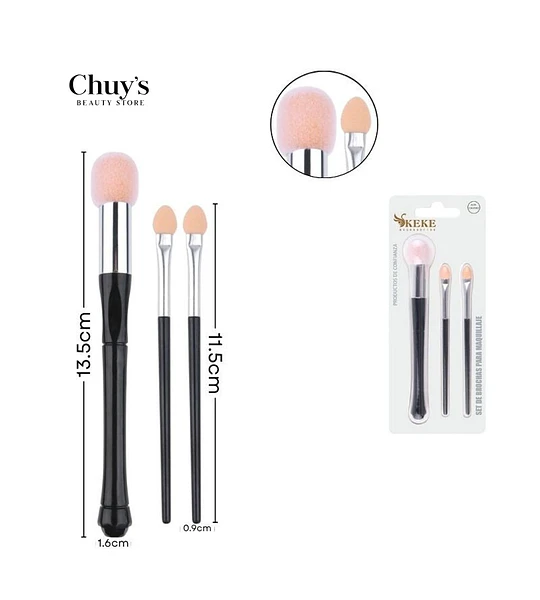 Set De Brochas Para Maquillaje