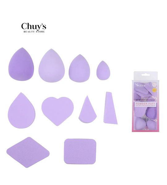 Set de Esponjas de Maquillaje