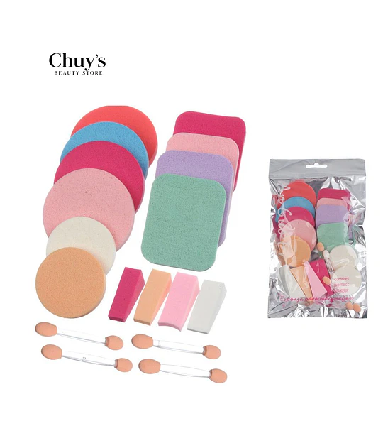 Set de Esponjas de Maquillaje
