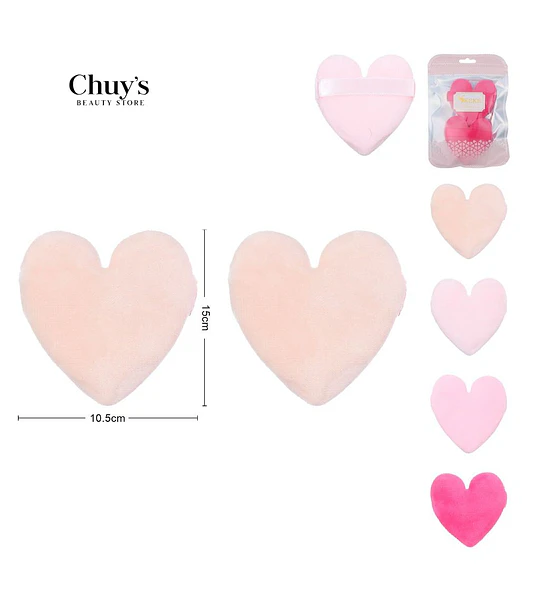 Esponjas de Maquillaje Corazón