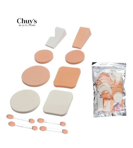 Set de Esponjas para Maquillaje