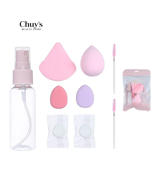 Set de Esponjas de Maquillaje y Accesorios