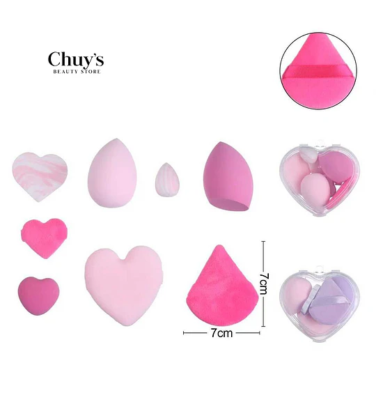 Set de Esponjas para Maquillaje