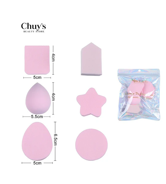 Set de Esponjas de Maquillaje