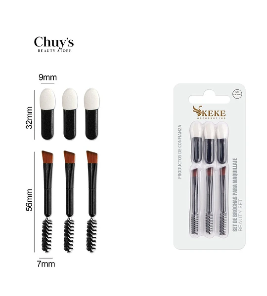 Set De Pinceles Para Maquillaje
