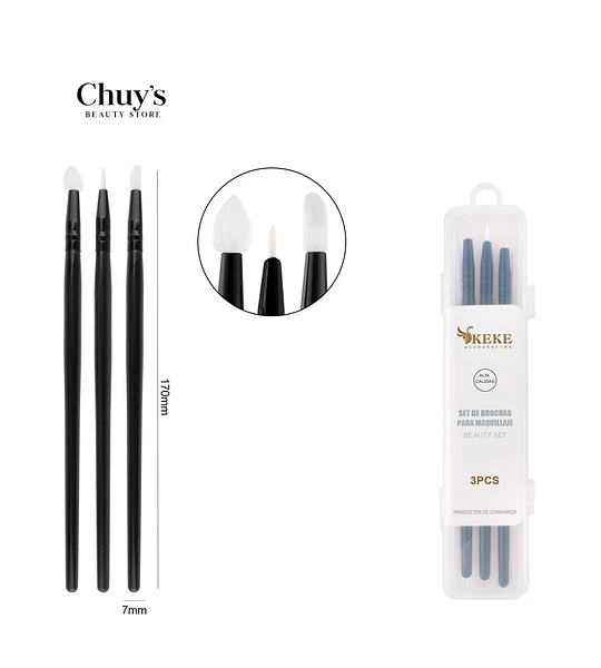Set De Brochas Para Maquillaje