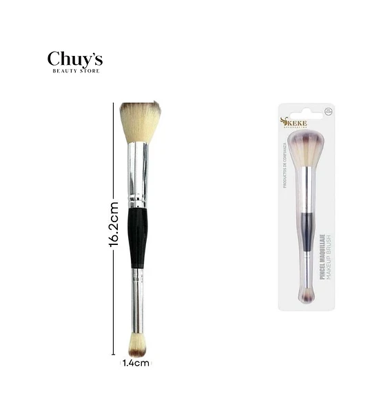 Brocha Para Maquillaje Doble