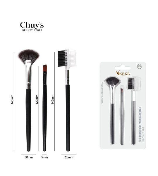 Set De Brochas Para Maquillaje