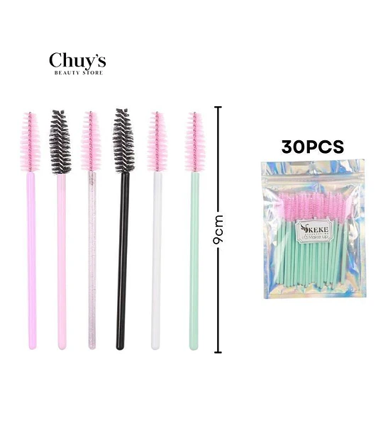 Cepillos Desechables Para Pestañas 30 Pcs