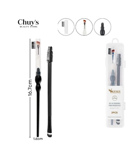 Set De Brochas Para Cejas
