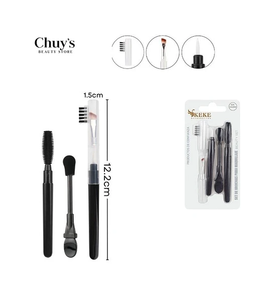 Set De Brochas Para Maquillaje
