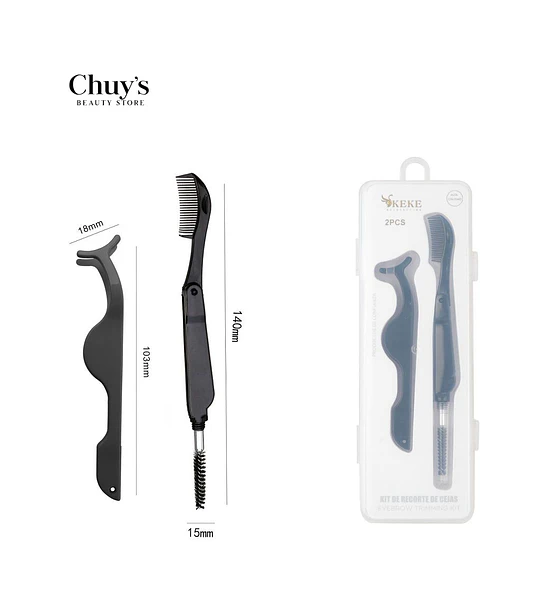 Set de Cepillos para Cejas y Pestañas