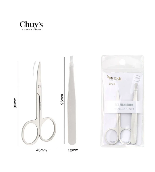 Set de Manicura de Acero Inoxidable