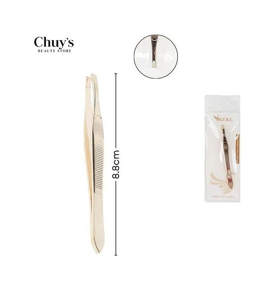Pinzas Para Cejas Doradas