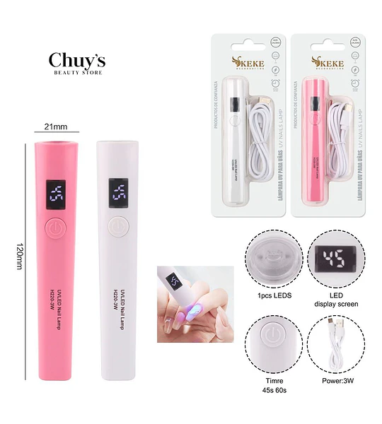 Lampara LED Uñas Portátil