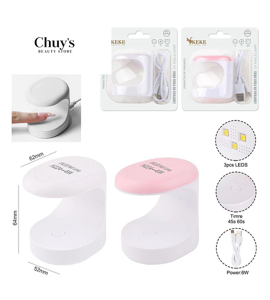 Lámpara LED Uñas Portátil