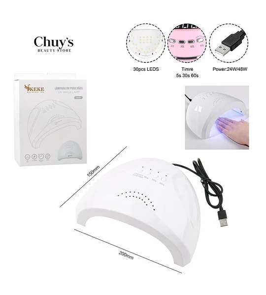 Lampara UV LED Para Uñas