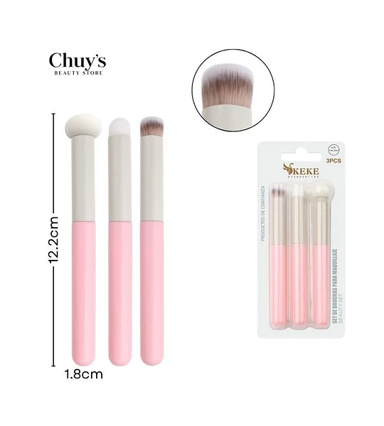 Set De Brochas Para Maquillaje