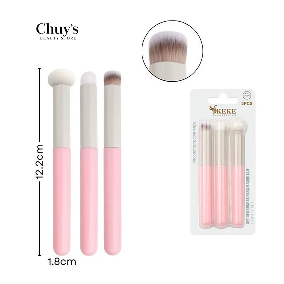 Set De Brochas Para Maquillaje