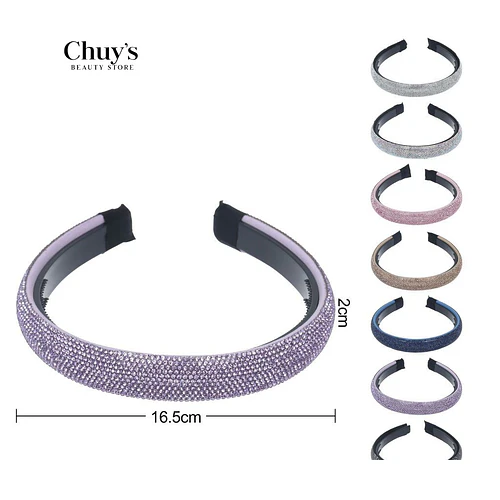 Cintillo de Piedrería Brillante - Chuys Beautys | Chuy's Beautys