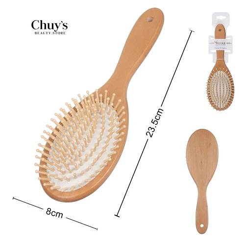 Cepillo de Madera 8x23.5cm - Chuys Beautys | Chuy's Beautys