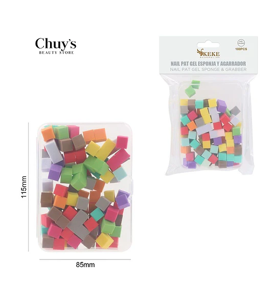 Esponja para hacer diseños en uñas