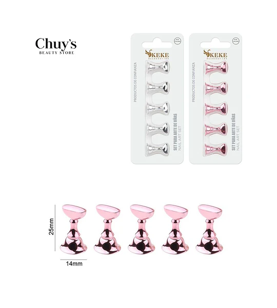 Soporte magnético para práctica de manicura